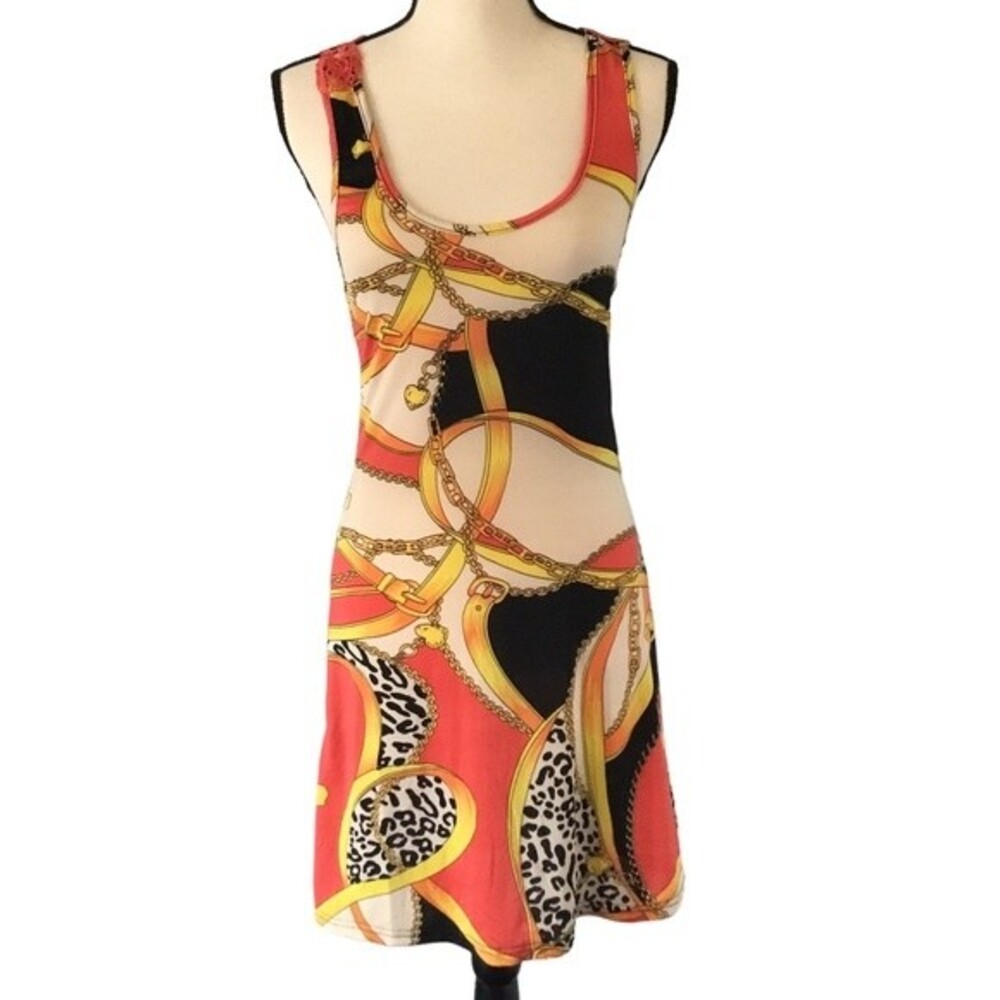 Ocean Blue by Basix of America women’s sleeveless midi dress. Size small